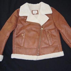 LOFT PETITE AVIATOR JACKET - NWT